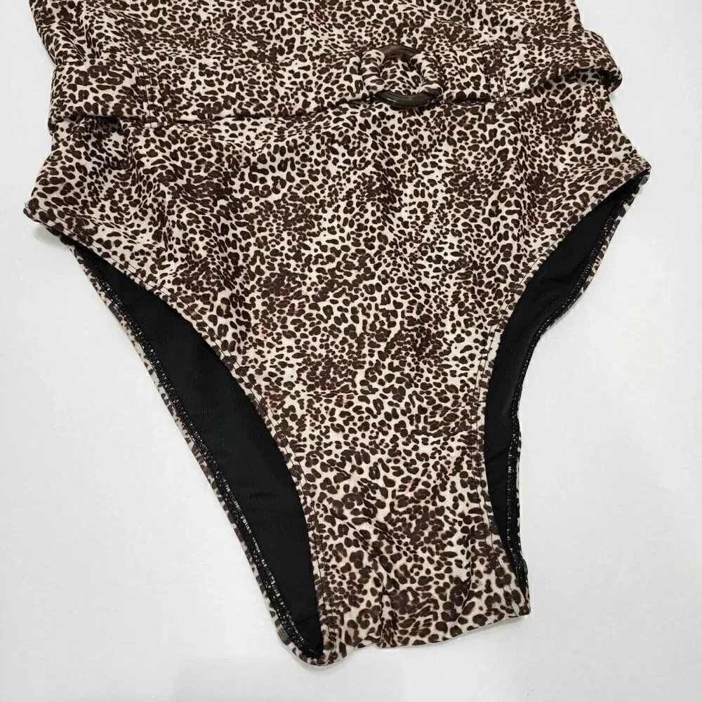Faithfull The Brand -‎ 10/XL - Women's swim Amalfi One Piece Charlie Leopard 🐆